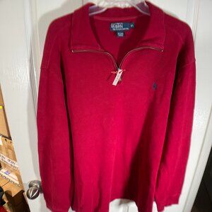 Polo by Ralph Lauren Red Sweater Shirt Men's XL IN8110